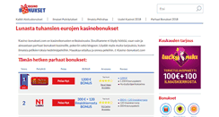Desktop Screenshot of kasino-bonukset.com